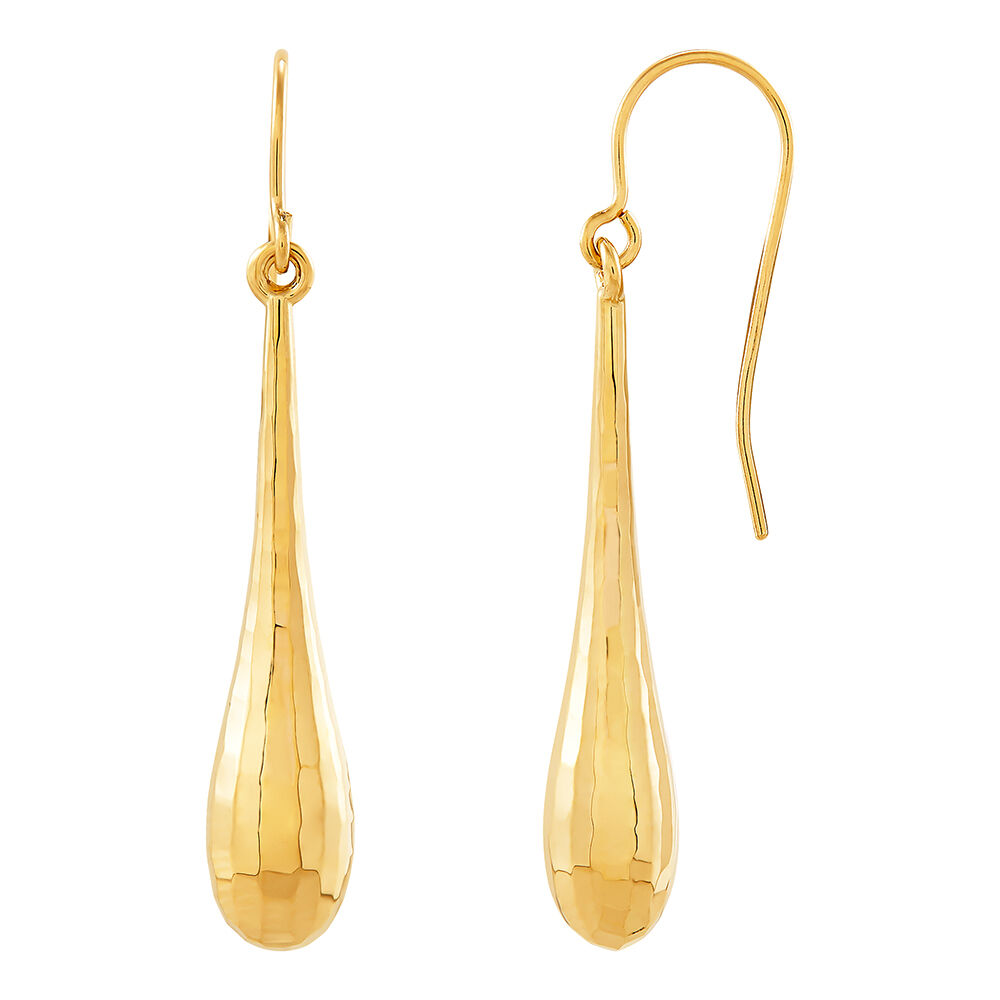 Yellow Gold Dangle Earrings | JM Edwards Jewelry
